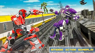 Wolf Transform War Robot Hero: Robot Shooting Screenshot