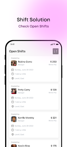 Shift Solutions Screen 3