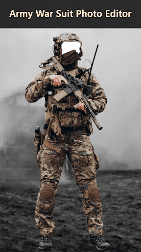 Army War Suit Photo Editor Screen 3