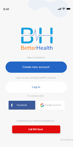 Android application MHC BetterHealth screenshort
