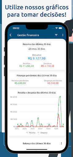 Orçamentos, Recibos e Clientes Screenshot 2 - AppWisp.com