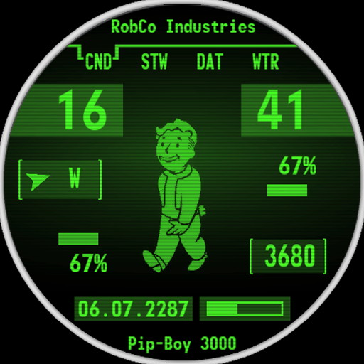 Pip-Boy Watchface  [+Bonus]