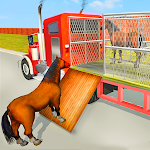 Cover Image of Скачать Симулятор грузовика для перевозки диких лошадей  APK