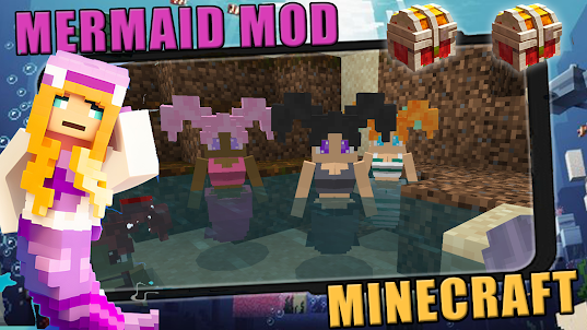 Mermaid mod for Minecraft