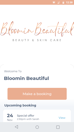 Android application Bloomin Beautiful screenshort