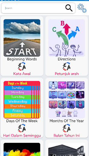 English indonesian dictionary Screen 2