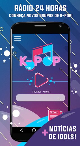 Android application K-Pop App! - Rádio e Notícias screenshort