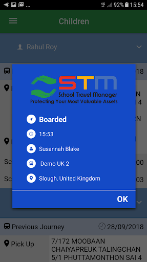 STM Parent App Screen 3