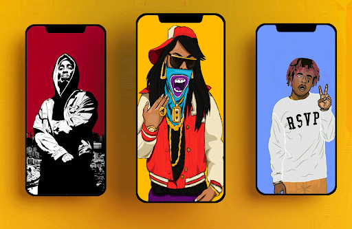 Android application Gangster Wallpaper screenshort