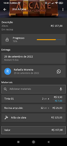Orçamentos compartilhados Screen 3