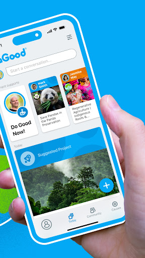 viaGood: Start helping now! Screen 2