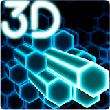 Gyro Hex Particles 3D Live Wallpaper icon