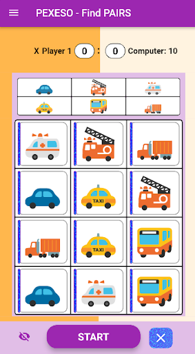 Find PAIRS - against computer