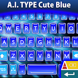 A.I. Type Cute Blue א icon
