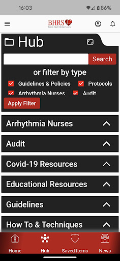 British Heart Rhythm Society Screen 3