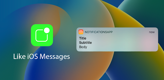 Mensajes como iOS