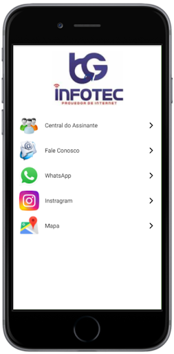 Android application BGINFOTEC screenshort