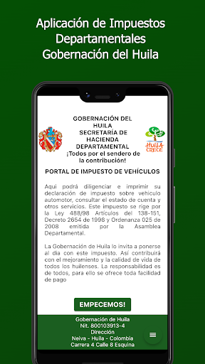 APP Impuestos Huila Screen 2