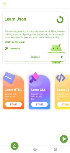 Android application Edoc: Learn JSON screenshort