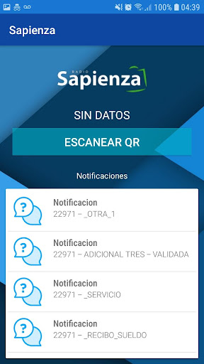 Android application RadioSapienza V6 screenshort
