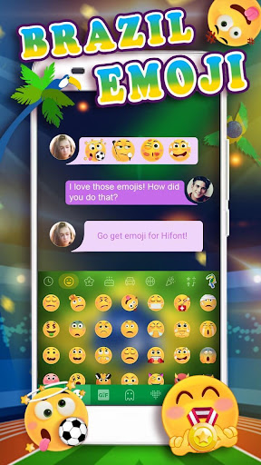 BrazilEmoji Font for FlipFont, Screen 2