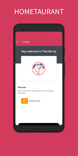 Android application Thai Me Up screenshort
