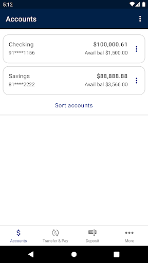 Memorial Employees FCU Screen 3
