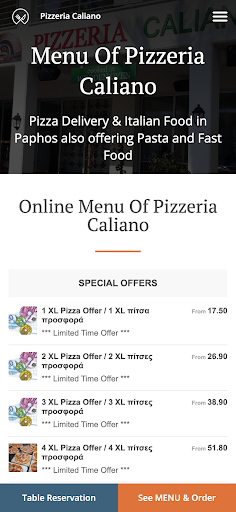 Pizzeria Caliano Screen 3