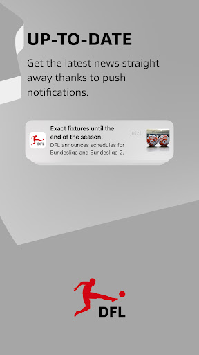 Screenshot of DFL App