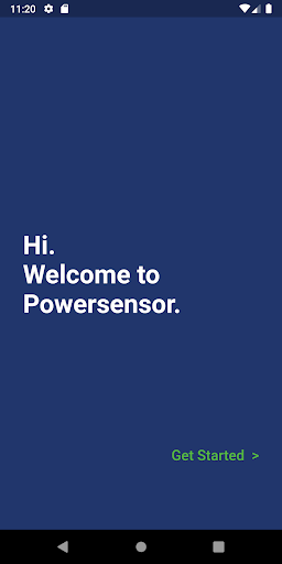 Android application Powersensor screenshort