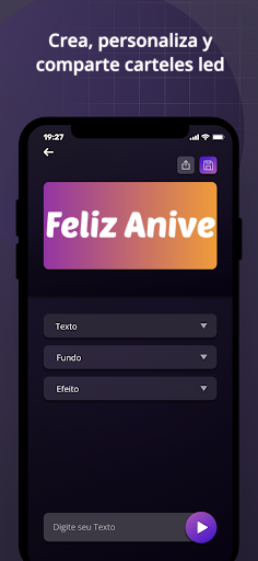 Vista previa de la aplicación