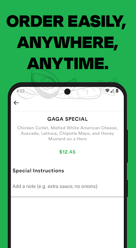 Screenshot of Dominick’s Deli