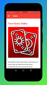 Tarot online capturas de pantalla