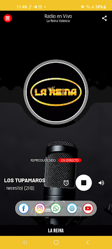 Android application La Reina Valencia screenshort