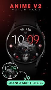 Anime v2 animated watch face