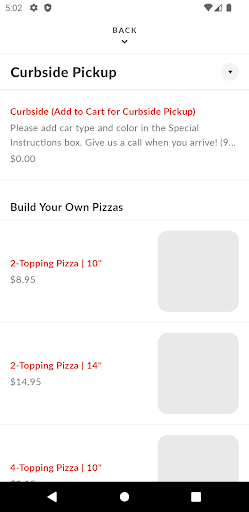 Venture Pizza Screen 3