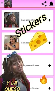 La queso Stickers