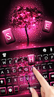 screenshot of Neon Pink Galaxy Theme