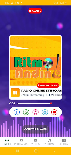 Radio Online Ritmo Andino Screen 3