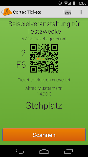 Cortex Tickets Screen 3