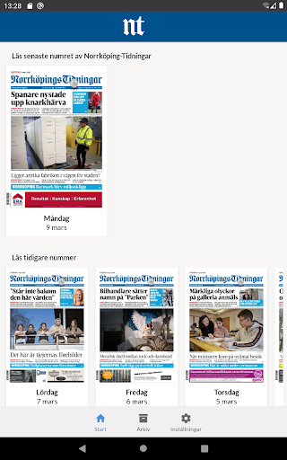 E-tidning NT Screen 3
