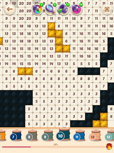 Screenshot of Craft Cross Stitch: Pixel Art