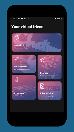 Android application Virtual Girlfriend screenshort