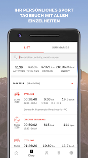 Sports Tracker Screenshot