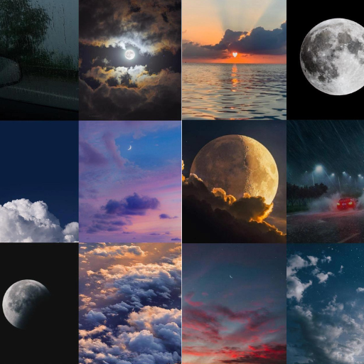 Sky&moon wallpapers