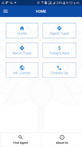 Android application Prithivi Remit screenshort