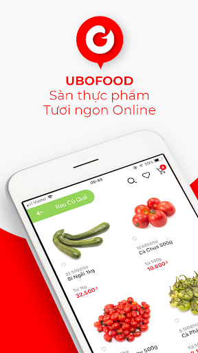 Android application UBOFOOD screenshort