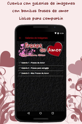Amor Frases Tarjetas y Marcos Screen 2