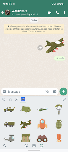 Military Stickers for WhatsApp Screen 3