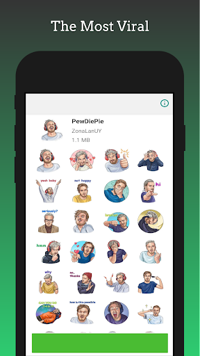 Stickers - PewDiePie For Wapp